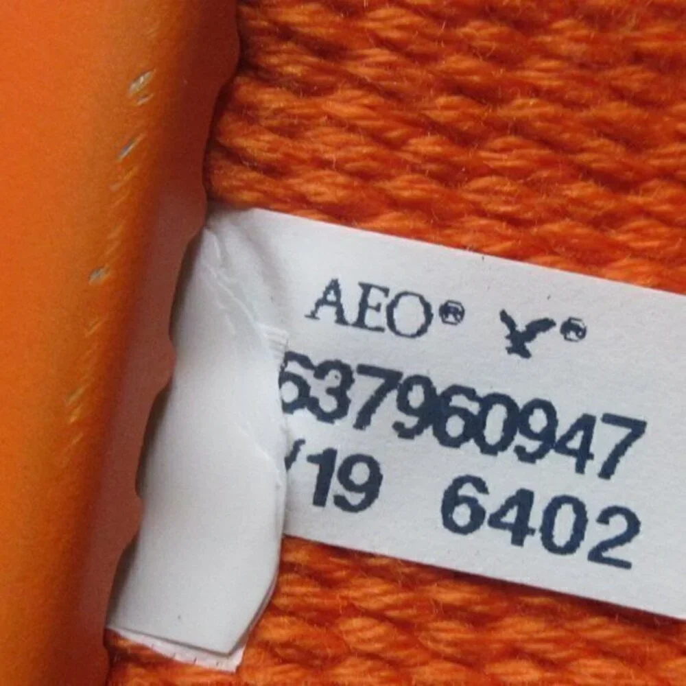 American Eagle orange web‎ belt
